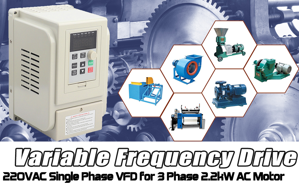 2.2KW 3HP 5.1A industrial inverter drive