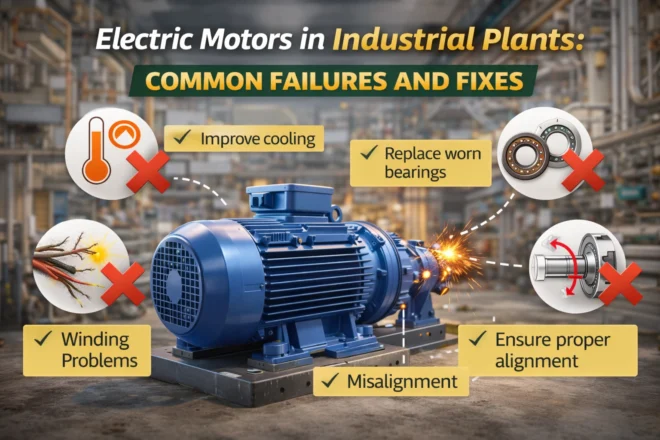 Electric Motors in Industrial Plants Common Failures and Fixes