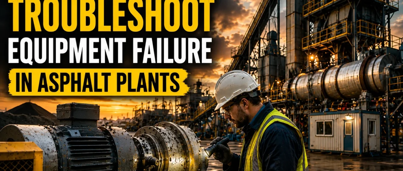 How to Troubleshoot Equipment Failure in Asphalt Plants