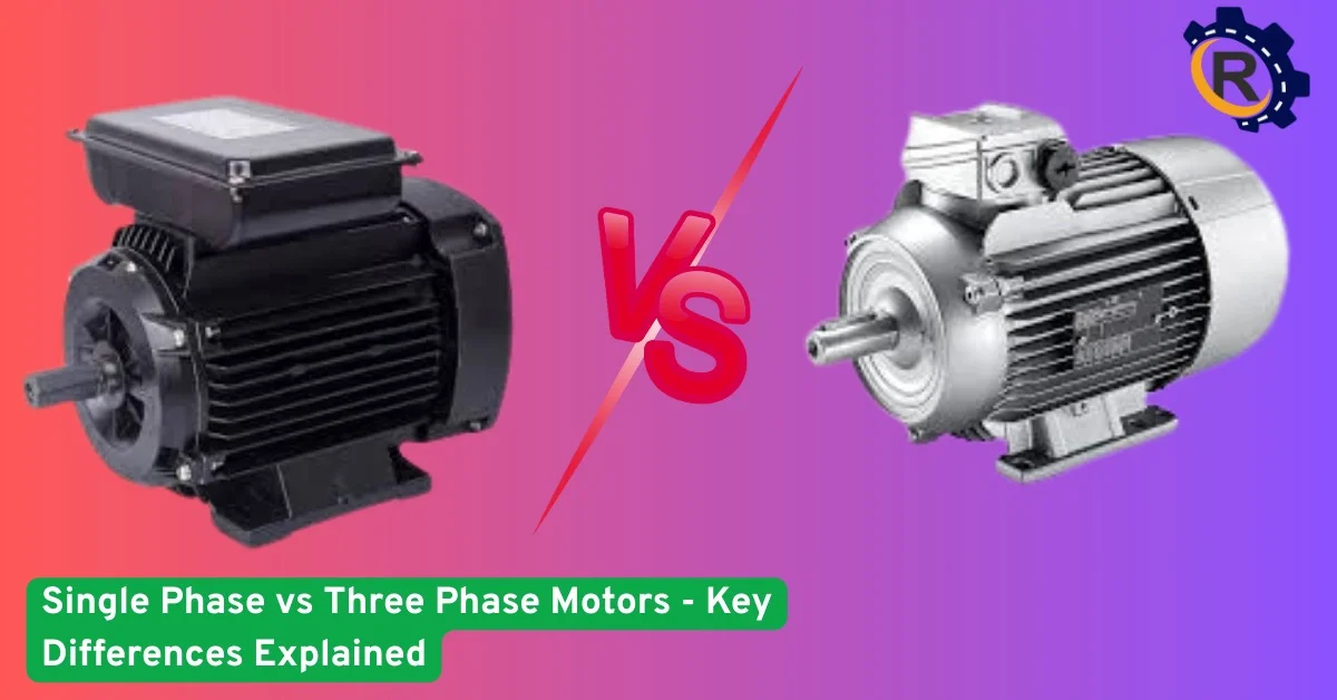 Single Phase vs Three Phase Motors | Key Differences