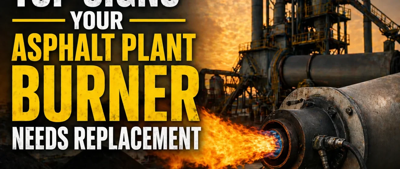 Top Signs Your Asphalt Plant Burner Needs Replacement