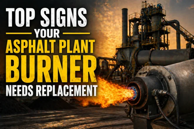 Top Signs Your Asphalt Plant Burner Needs Replacement