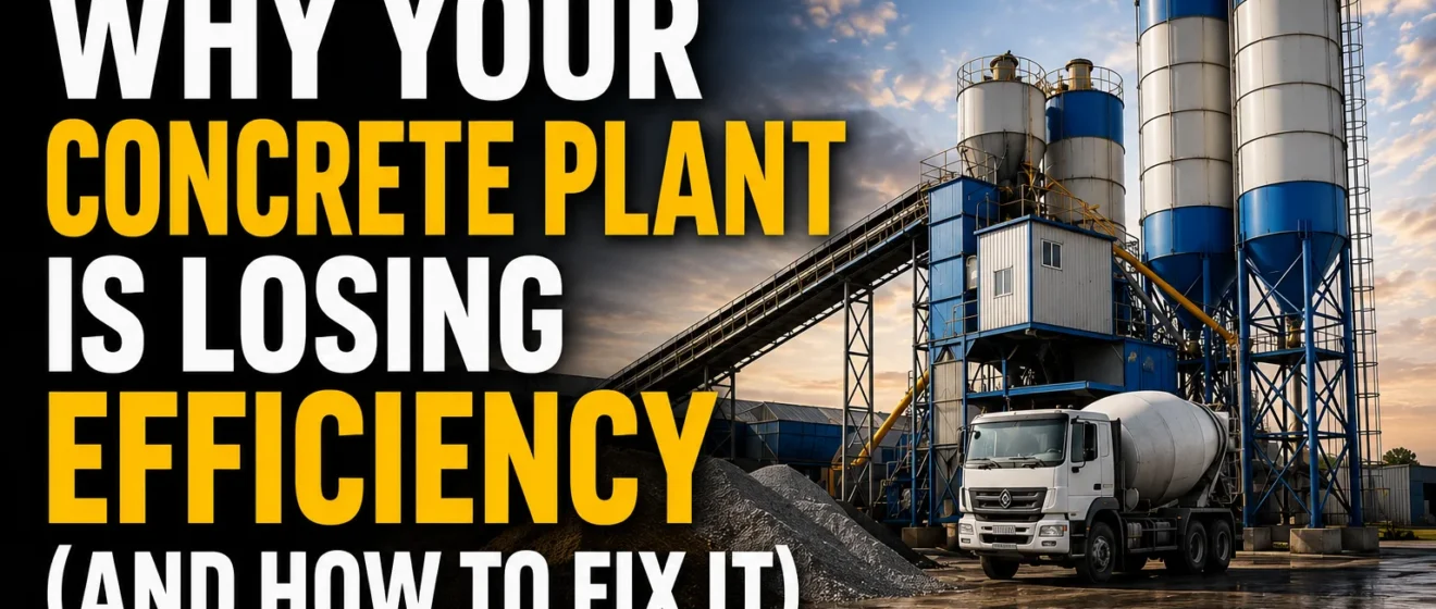 Why Your Concrete Plant Is Losing Efficiency (And How to Fix It)